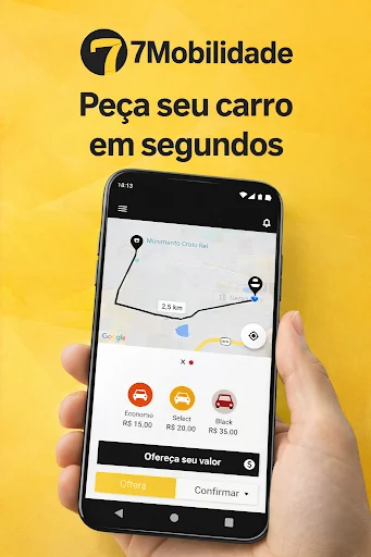 7 Mobilidade – Passageiros ডাউনলোড করুন | দ্রুত এবং নিরাপদ যাত্রা - Screenshot 5