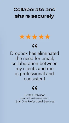 Dropbox ডাউনলোড করুন – নিরাপদ ক্লাউড স্টোরেজ ও ফাইল শেয়ারিং অ্যাপ - Screenshot 4