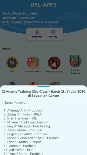 DPL APPS লেটেস্ট ভার্সন ডাউনলোড করুন – PT Dok Pantai Lamongan - Screenshot 4