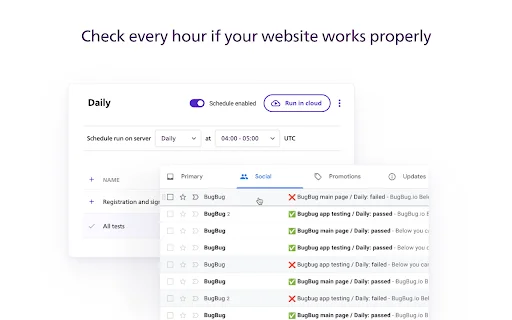 BugBug Automation Testing ডাউনলোড করুন – কোড ছাড়া অটোমেশন - Screenshot 3