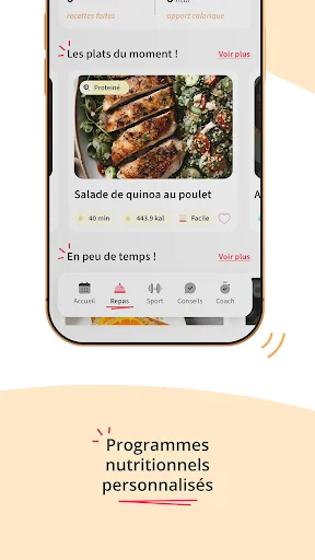 Kunto: Nutrition Sport Adapté ডাউনলোড করুন – ফিটনেস ও স্বাস্থ্য টিপস - Screenshot 4