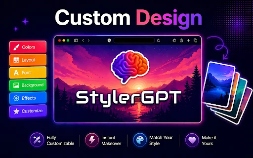 StylerGPT ডাউনলোড করুন – ChatGPT-এর জন্য সেরা থিম ও টুলস - Screenshot 1