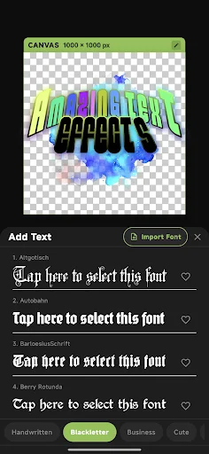 xCanvas 2 – AI Fonts Lettering ডাউনলোড করুন – সেরা লোগো মেকার - Screenshot 4