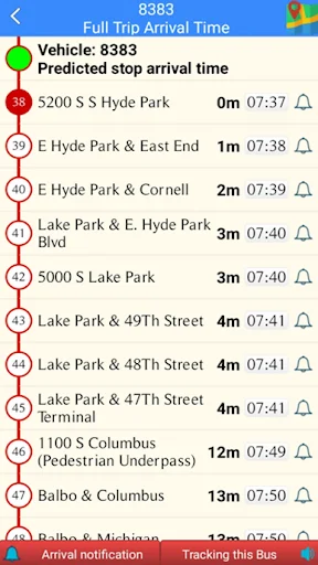 Chicago Bus Tracker ডাউনলোড করুন – CTA বাস ও ট্রেন ট্র্যাকিং - Screenshot 7