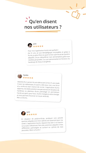Kunto: Nutrition Sport Adapté ডাউনলোড করুন – ফিটনেস ও স্বাস্থ্য টিপস - Screenshot 7