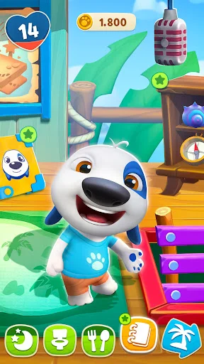My Talking Hank: Islands ডাউনলোড করুন – সেরা ভার্চুয়াল পেট গেম - Screenshot 9