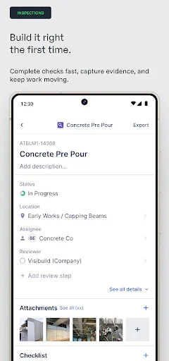 Visibuild ডাউনলোড করুন – কনস্ট্রাকশন প্রজেক্ট ম্যানেজমেন্ট অ্যাপ - Screenshot 3