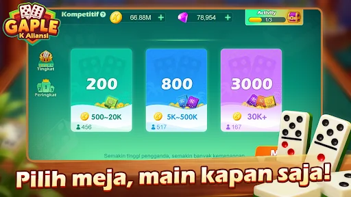 K Aliansi Gaple–Domino Online ডাউনলোড করুন – সেরা গেম - Screenshot 1