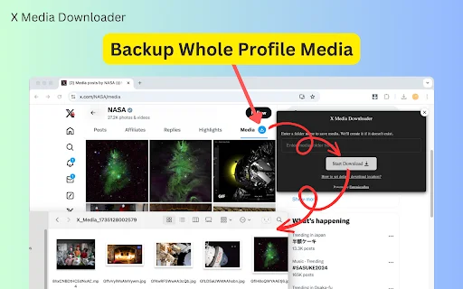 X Media Downloader ডাউনলোড করুন – Twitter ভিডিও ও ছবি সেভ করুন - Screenshot 3