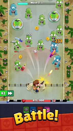 Bagbound Hero – Backpack RPG ডাউনলোড করুন – অফলাইন জম্বি সারভাইভাল গেম - Screenshot 3