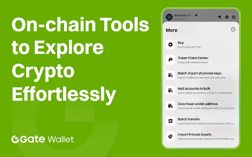 Gate Wallet ডাউনলোড করুন – সেরা Web3 ক্রিপ্টো ওয়ালেট ও ব্রাউজার এক্সটেনশন - Screenshot 5