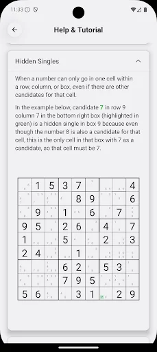 Sudoku Trainer ডাউনলোড করুন – সুডোকু সমাধান কৌশল শিখুন - Screenshot 8