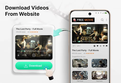 All Video Downloader ডাউনলোড করুন – হাই কোয়ালিটি ভিডিও সেভার - Screenshot 1