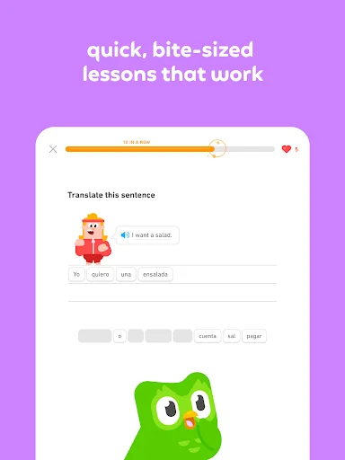 Duolingo ডাউনলোড করুন – ভাষা, গণিত এবং দাবা শিখুন বিনামূল্যে - Screenshot 11