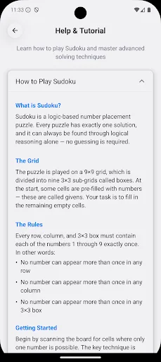Sudoku Trainer ডাউনলোড করুন – সুডোকু সমাধান কৌশল শিখুন - Screenshot 7