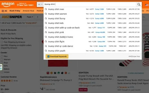 AMZSniper ডাউনলোড করুন – Merch ও KDP এর জন্য সেরা টুল - Screenshot 3