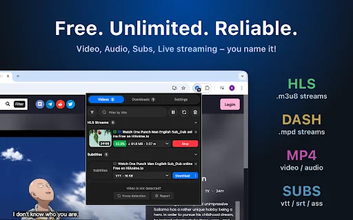 MAX Video Downloader ডাউনলোড করুন – HLS, DASH ও MP4 ভিডিওর জন্য সেরা টুল - Screenshot 1