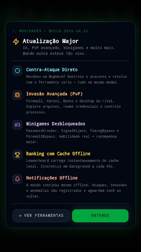 HackOs: Hacker Simulator ডাউনলোড করুন – সেরা হ্যাকিং গেম - Screenshot 1