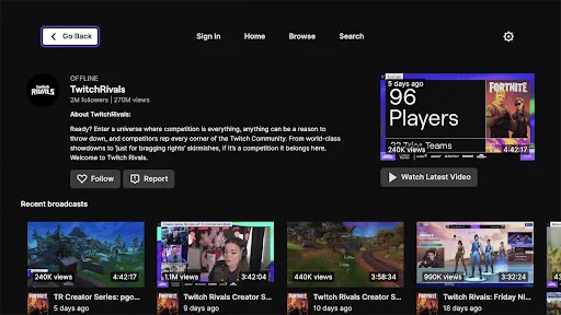 Twitch ডাউনলোড করুন – লাইভ স্ট্রিমিং এবং গেমিং কমিউনিটি - Screenshot 20