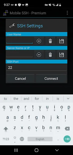 Mobile SSH (Premium Version) ডাউনলোড করুন – সেরা SSH ক্লায়েন্ট - Screenshot 15