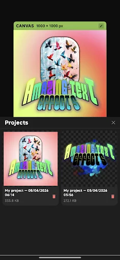 xCanvas 2 – AI Fonts Lettering ডাউনলোড করুন – সেরা লোগো মেকার - Screenshot 5