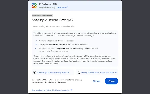 IP Protect ডাউনলোড করুন – Google Drive ফাইল শেয়ারিং সুরক্ষা ও নিয়ন্ত্রণ - Screenshot 1