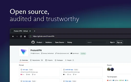Proton VPN ডাউনলোড করুন – দ্রুত এবং নিরাপদ ব্রাউজিং অভিজ্ঞতা - Screenshot 5