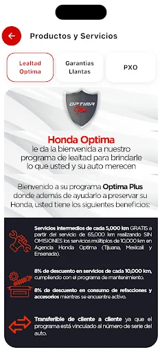Honda Optima অ্যাপ ডাউনলোড করুন – হোন্ডা গ্রাহকদের জন্য সেরা সমাধান - Screenshot 5