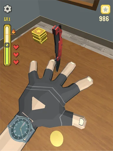 Knife Finger Game ডাউনলোড করুন – সেরা ফাইভ ফিঙ্গার ফিলেট গেম - Screenshot 9