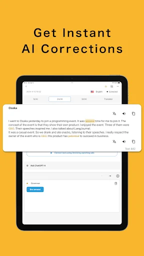 LangJournal ডাউনলোড করুন – AI এর মাধ্যমে ভাষা শেখার ডায়েরি - Screenshot 10
