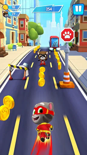 Talking Tom: Hero Dash Run ডাউনলোড করুন – সেরা অ্যাকশন গেম - Screenshot 2