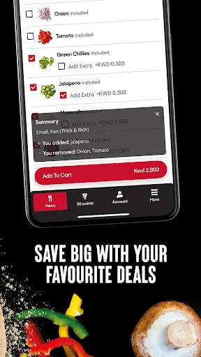 Pizza Hut KWT ডাউনলোড করুন – কুয়েতে পিৎজা অর্ডার করুন অনলাইনে - Screenshot 4