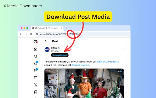 X Media Downloader ডাউনলোড করুন – Twitter ভিডিও ও ছবি সেভ করুন - Screenshot 2