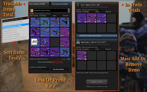 CS2 Trader ডাউনলোড করুন – সেরা Steam ট্রেডিং টুল ও প্রাইস চেকার - Screenshot 2