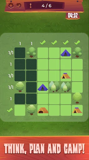Real Tents & Trees ডাউনলোড করুন – সেরা লজিক পাজল গেম - Screenshot 4