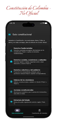 Constitución de Colombia ডাউনলোড করুন – কলম্বিয়ার সংবিধান ও আইন - Screenshot 6