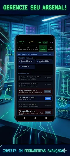 HackOs: Hacker Simulator ডাউনলোড করুন – সেরা হ্যাকিং গেম - Screenshot 6