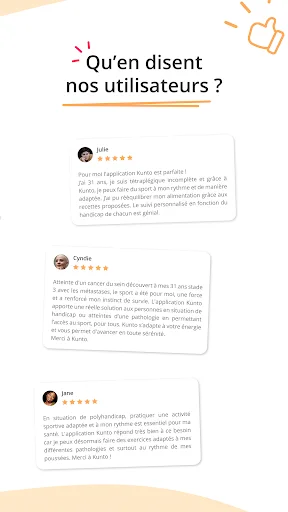 Kunto: Nutrition Sport Adapté ডাউনলোড করুন – ফিটনেস ও স্বাস্থ্য টিপস - Screenshot 14