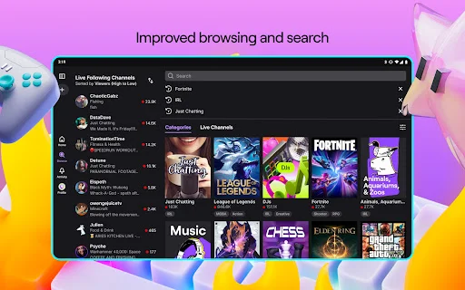 Twitch ডাউনলোড করুন – লাইভ স্ট্রিমিং এবং গেমিং কমিউনিটি - Screenshot 9