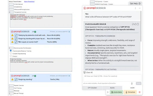 Prompt Sidekick ডাউনলোড করুন – AI ভিত্তিক EMR ডকুমেন্টেশন টুল - Screenshot 2
