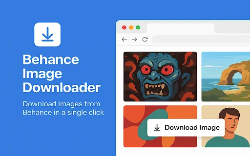 Behance Image Downloader ডাউনলোড করুন – সেরা ইমেজ সেভার টুল - Screenshot 1