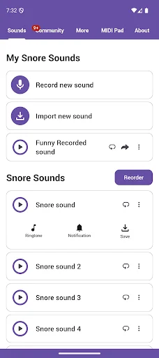 Snore Sounds ডাউনলোড করুন – ঘুমের জন্য সেরা সাউন্ডবোর্ড - Screenshot 1