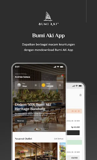 Bumi Aki অ্যাপ ডাউনলোড করুন – রেস্টুরেন্ট রিজার্ভেশন এখন সহজ - Screenshot 1