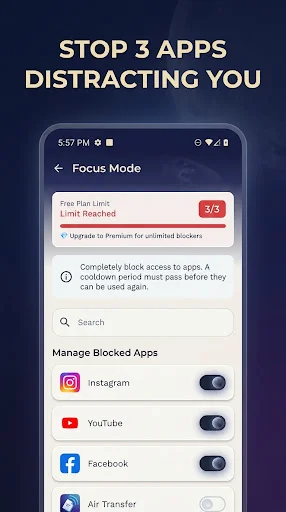Freeze – App Lock & Blocker ডাউনলোড করুন – অ্যাপ লক ও ফোকাস বাড়ান - Screenshot 3