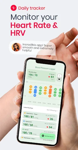 Blood Pressure App: BP Logger ডাউনলোড করুন – উচ্চ রক্তচাপ নিয়ন্ত্রণ করুন - Screenshot 1