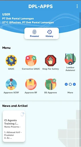 DPL APPS লেটেস্ট ভার্সন ডাউনলোড করুন – PT Dok Pantai Lamongan - Screenshot 3