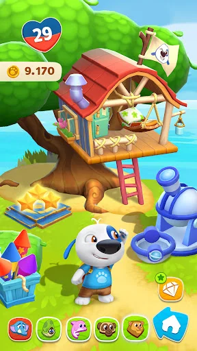 My Talking Hank: Islands ডাউনলোড করুন – সেরা ভার্চুয়াল পেট গেম - Screenshot 2