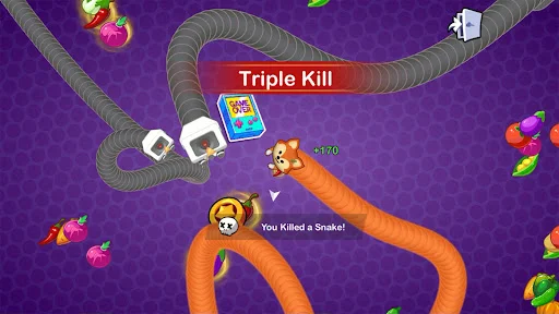 Worms Merge-io গেমটি ডাউনলোড করুন – সেরা স্নেক গেম খেলুন - Screenshot 20