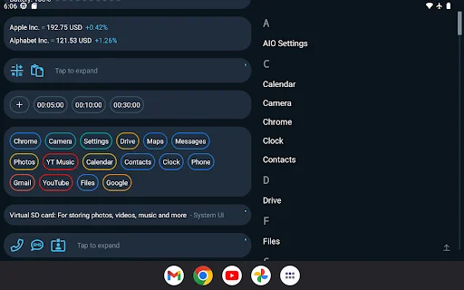 AIO Launcher ডাউনলোড করুন – সেরা কাস্টমাইজযোগ্য হোম স্ক্রিন - Screenshot 9