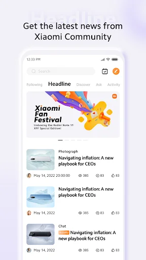 Xiaomi Community ডাউনলোড করুন – শাওমি ফ্যানদের জন্য সেরা অ্যাপ - Screenshot 1